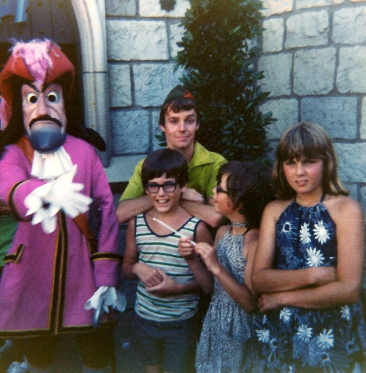 At Disneyland w Peter Pan