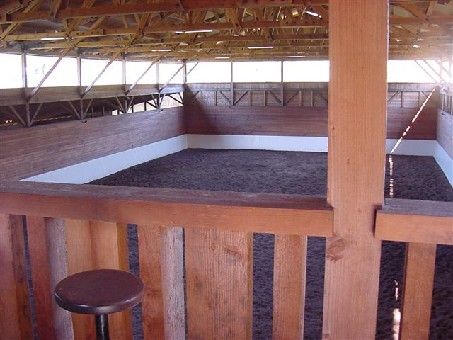 Upstairs viewing area