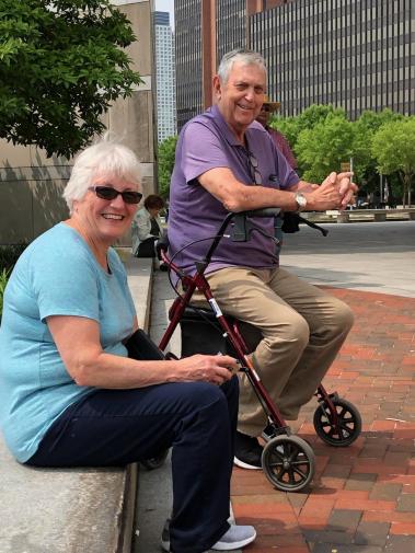 Waiting for the bus - last day