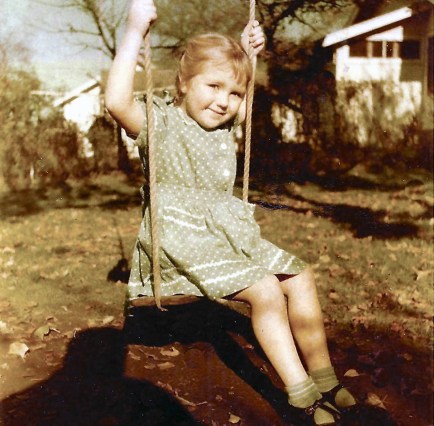 Me on swing on Orchard St Eugene