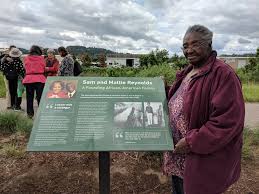 Sam and Mattie Reynolds plaque